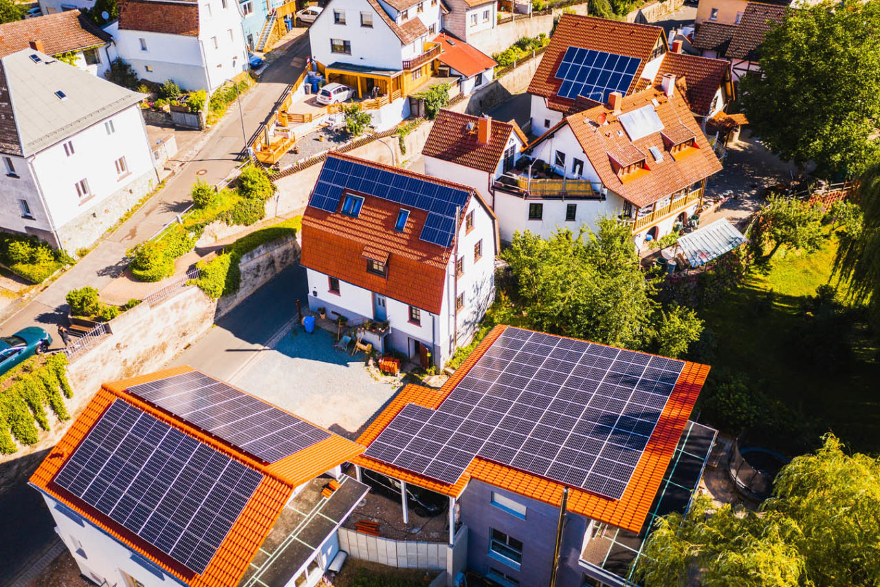 Klarsolar Referenz Photovoltaikanlage in Seeheim-Jugenheim in Hessen.