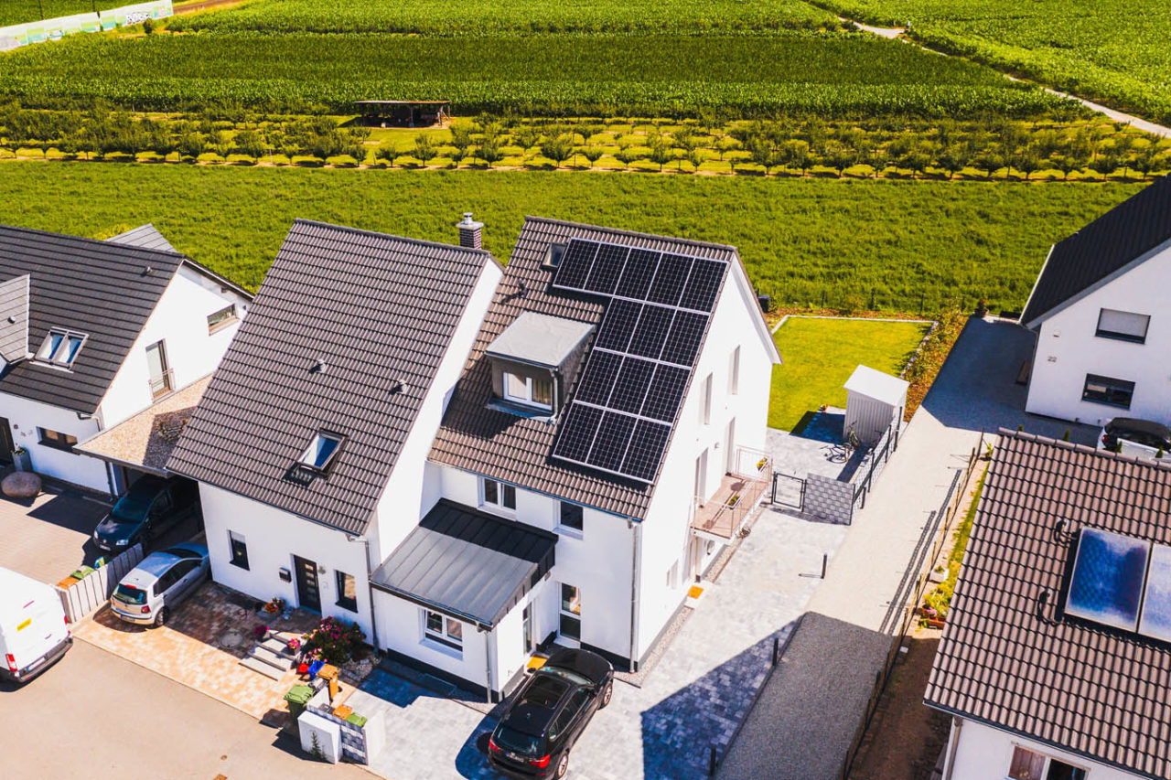 Klarsolar Referenz Photovoltaikanlage in Weinheim in Baden-Württemberg.