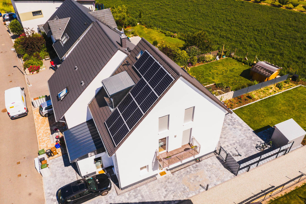 Klarsolar Referenz Photovoltaikanlage in Weinheim in Baden-Württemberg.