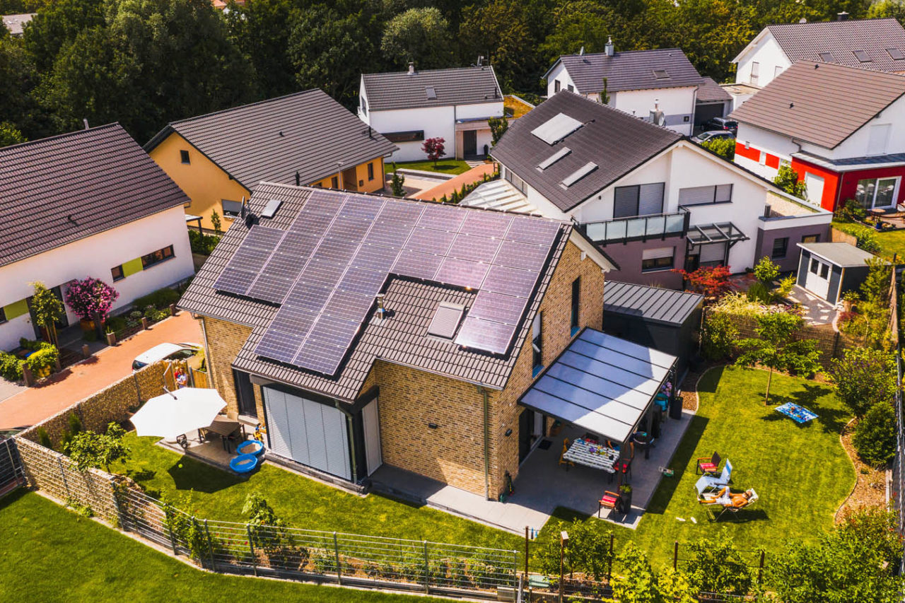 Klarsolar Referenz Photovoltaikanlage in Ludwigshafen in Rheinland-Pfalz.