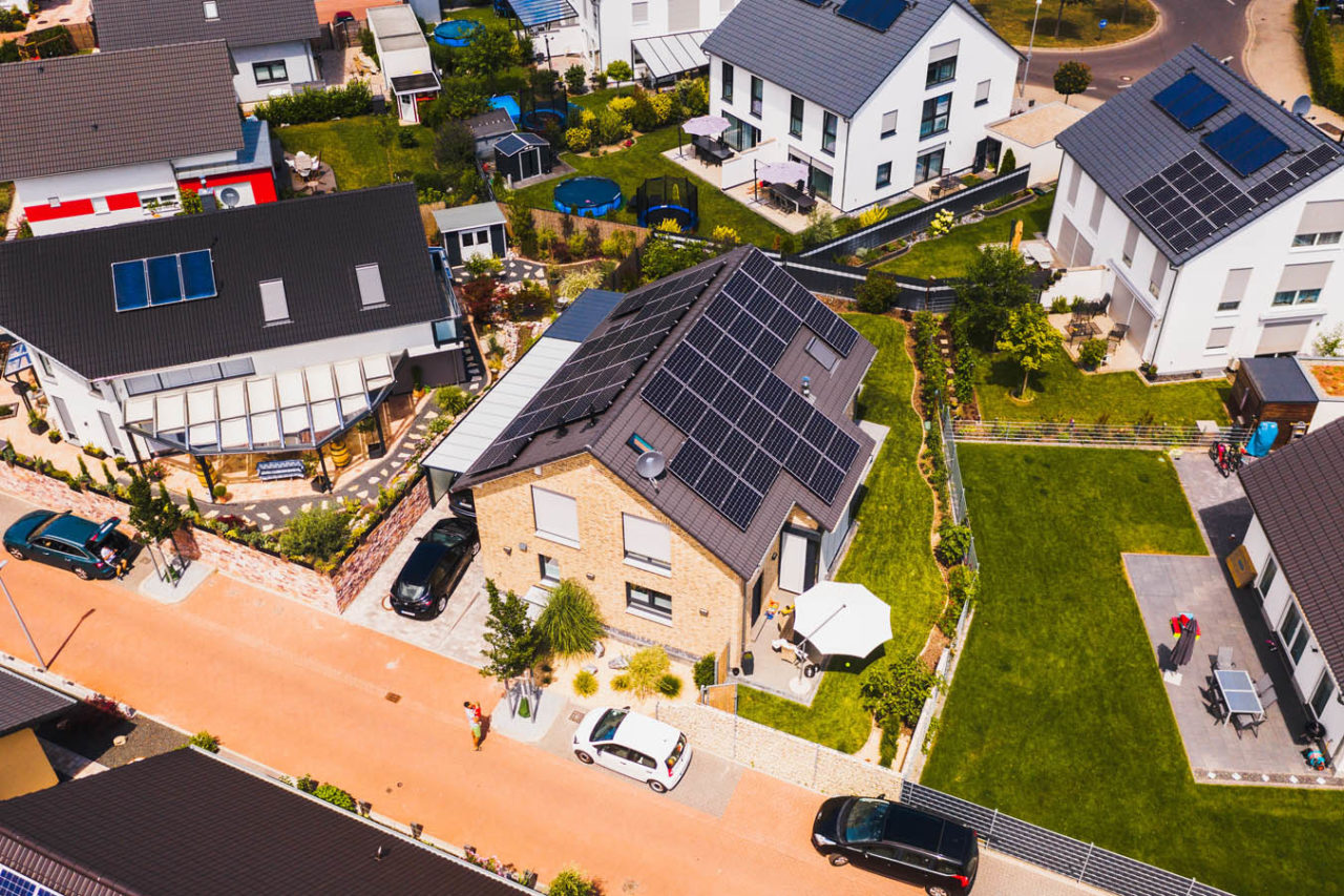 Klarsolar Referenz Photovoltaikanlage in Ludwigshafen in Rheinland-Pfalz.