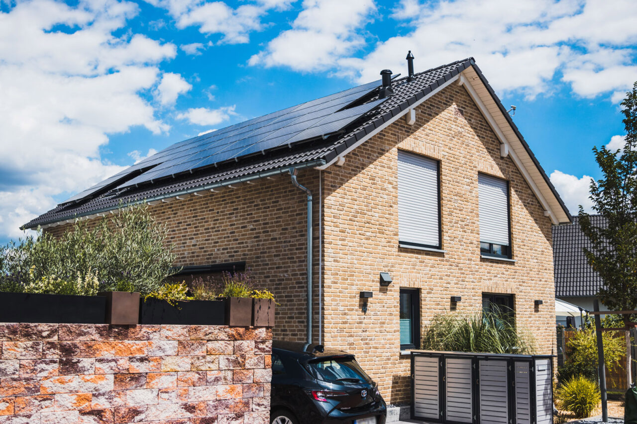 Klarsolar Referenz Photovoltaikanlage in Ludwigshafen in Rheinland-Pfalz.