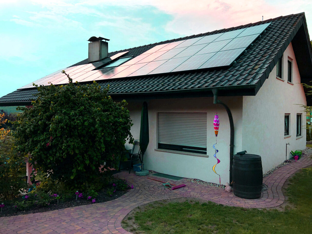 Klarsolar Referenz Photovoltaikanlage in Kämpfelbach in Baden-Württemberg